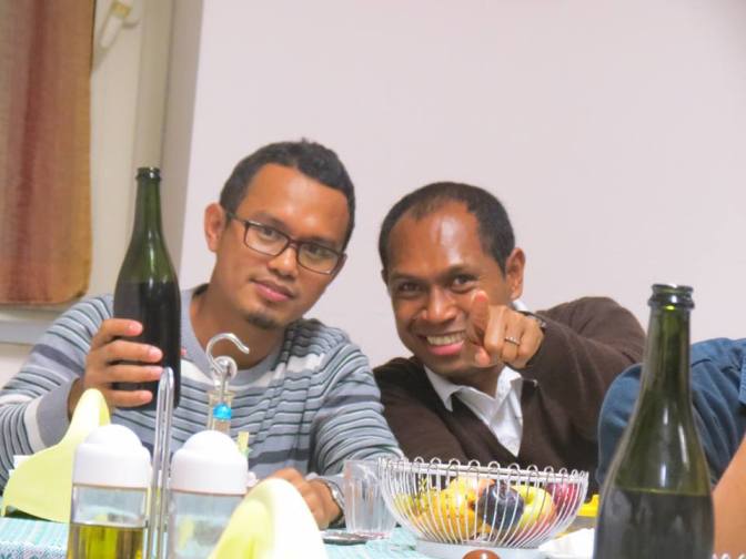 Fr.Berto bersama P.Juang